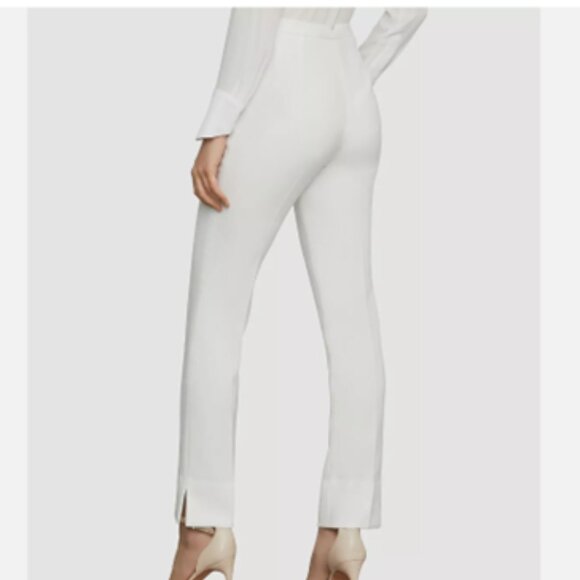 BCBGMaxAzria Pants - NWT [BCBGMaxAzria] Kurra Off White Straight Dress Pants - Women's Sz XS